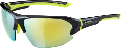 Купить очки alpina lyron hr black-neon yellow gloss/yellow mirror cat.3 в Красноярске