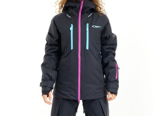 Куртка горнолыжная Dragonfly утепленная Gravity Premium Woman Black-Pink в Красноярске