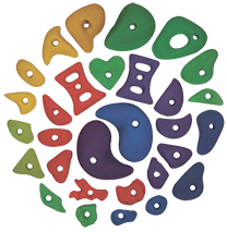  Комплект зацепок скалолазных Венто (50шт) в Красноярске  