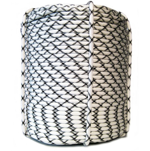  Веревка Шнур статика д.10 мм.48 пр.аб белый в Красноярске  