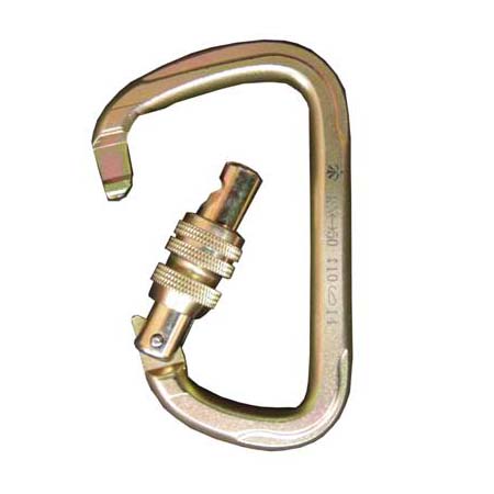  Карабин Вертикаль Люкс сталь трапеция с муфтой (keylock) в Красноярске  