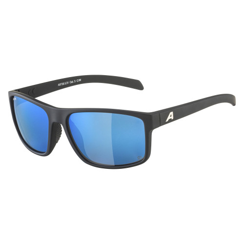 Купить очки alpina nacan i p black matt/pol blue i blue mirror cat.3 в Красноярске