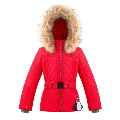 Куртка горнолыжная Poivre Blanc с иск.мехом W21-1003-JRGL/A красный в Красноярске