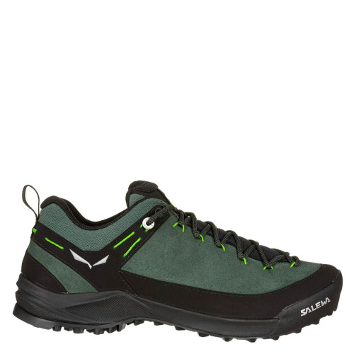 Купить ботинки salewa ms wildfire leather raw green/black в Красноярске