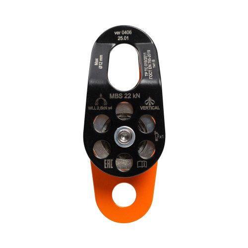  Блок-ролик Вертикаль двойной сталь с подшипником в Красноярске  