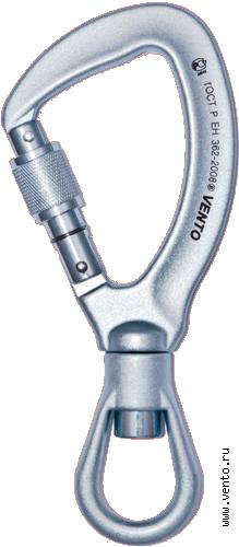  Карабин Венто Стальной с вертлюгом с муфтой в Красноярске  