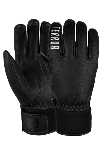 Перчатки Terror-Leather Gloves Black в Красноярске