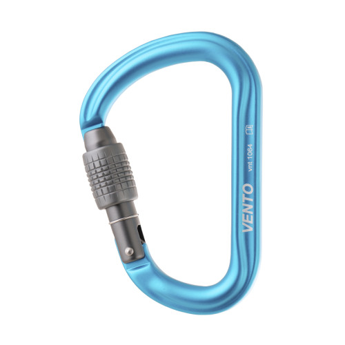  Карабин Венто Большой с резьбовой муфтой синий в Красноярске  