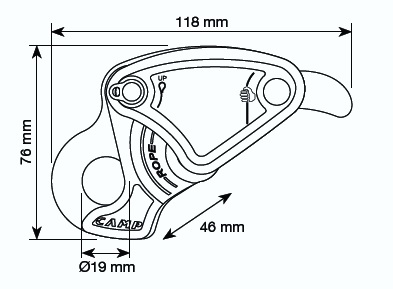  Страховочное-спусковое устройство Camp DRUID в Красноярске  