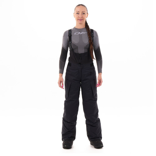 Штаны горнолыжные утепленные Dragonfly Gravity Premium Woman Black 2023 в Красноярске