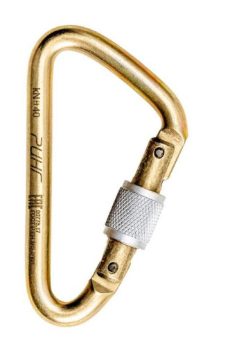  Карабин Ринг сталь треугольный 4000 в Красноярске  