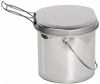 Котел Роза Ветров 3,3л.низкий нерж.крышка с ручками