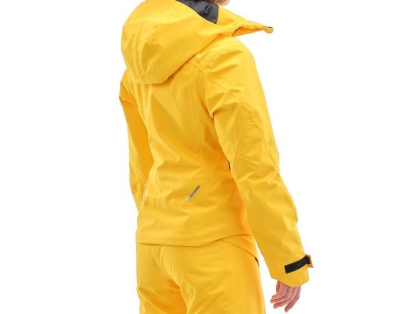 Куртка горнолыжная Dragonfly утепленная Gravity Premium Woman Yellow-Dark в Красноярске