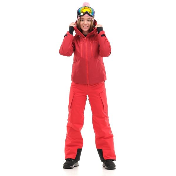 Брюки горнолыжные Dragonfly Gravity Premium Woman Red Fluo в Красноярске