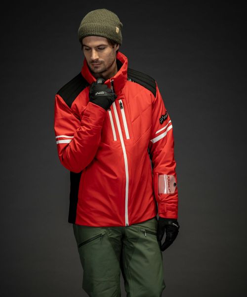 Куртка горнолыжная Phenix Traction с капюшоном RD в Красноярске