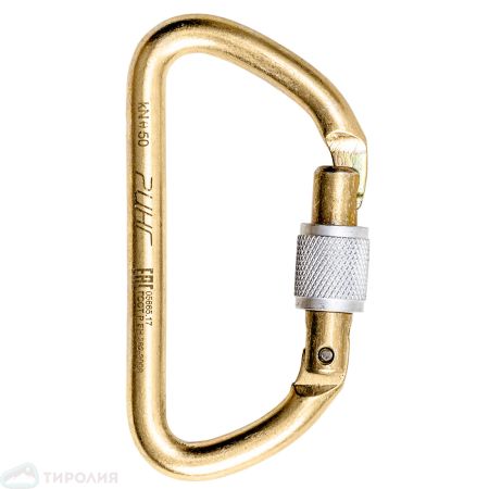  Карабины Ринг сталь трапеция (keylock) 5000 (10шт) в Красноярске  