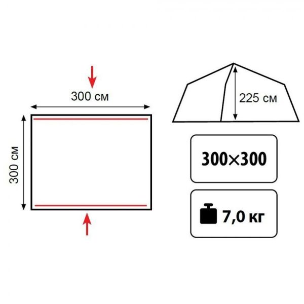 Палатка Tramp Bungalow Lite 
