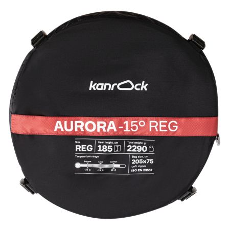 Спальник Kanrock Aurora -15 Regular Red правый