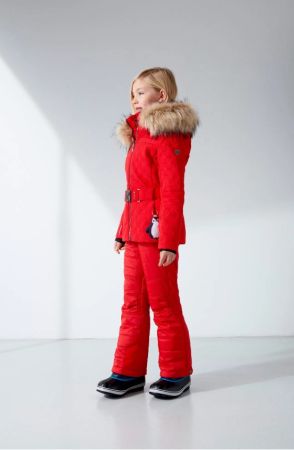 Куртка горнолыжная Poivre Blanc с иск.мехом W21-1003-JRGL/A красный в Красноярске