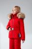 Куртка горнолыжная Poivre Blanc с иск.мехом W21-1003-JRGL/A красный в Красноярске