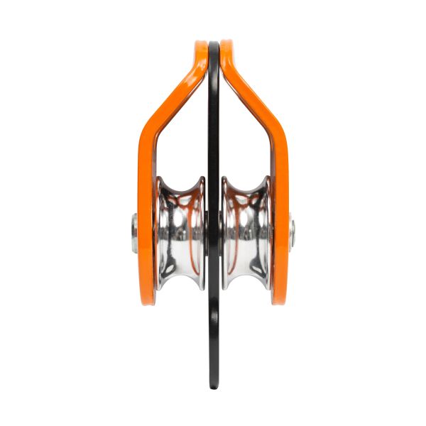  Блок-ролик Вертикаль двойной дюралевый с подшипником в Красноярске  