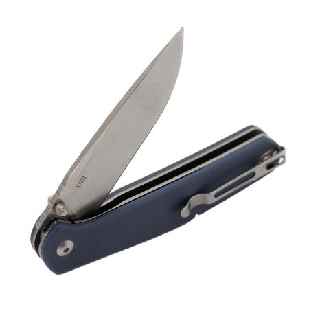 Нож Ganzo складной с клипсой серый G6804-GY