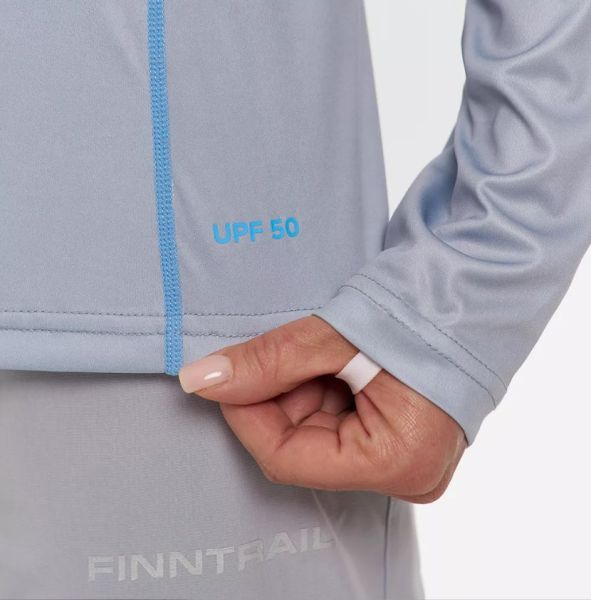 Лонгслив Finntrail женский Venus Hood W 6621 LightBlue в Красноярске