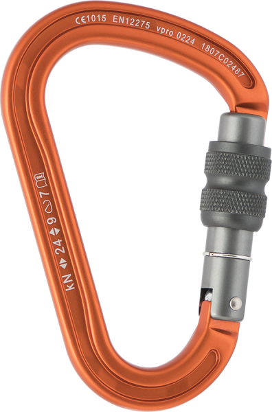  Карабин Венто Titanium с муфтой кейлок оранжевый в Красноярске  