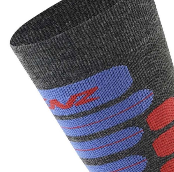 Купить Носки LENZ Skiing Kids Grey/Red/Blue в Красноярске