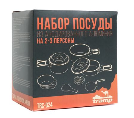 Набор посуды Tramp из анодированного алюминия на 2-3 персоны TRC-024