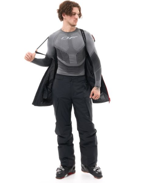 Куртка горнолыжная Dragonfly утепленная Gravity Man Black-Red в Красноярске