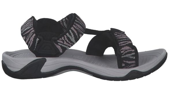 Купить сандалии cmp hamal wmn hiking nero-pale rose черный в Красноярске