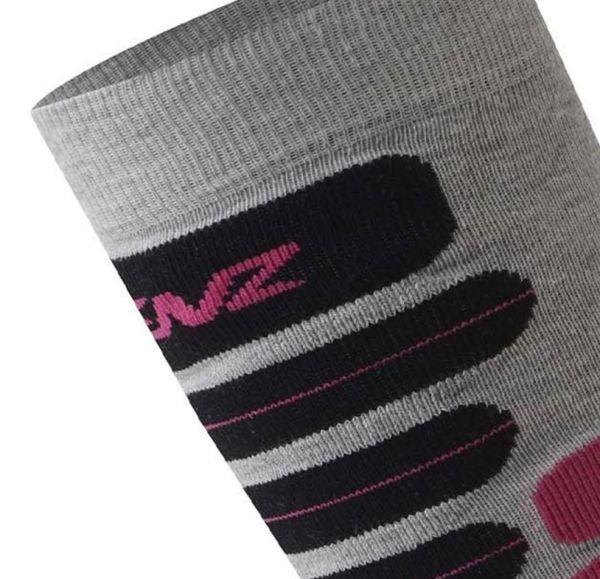 Купить Носки LENZ Skiing 2.0 Light Grey/Pink в Красноярске