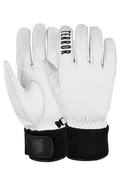 Перчатки Terror-Leather Gloves Black в Красноярске