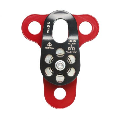  Блок-ролик Вертикаль двойной сталь с подшипником Про в Красноярске  