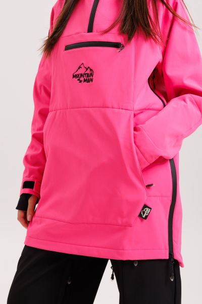 Анорак сноубордический MountainMan Barbie розовый неон в Красноярске